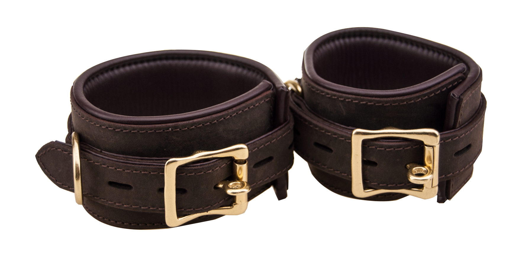 n10094-bound-wrist-cuffs Bound Nubuck Leather Ankle Restraints