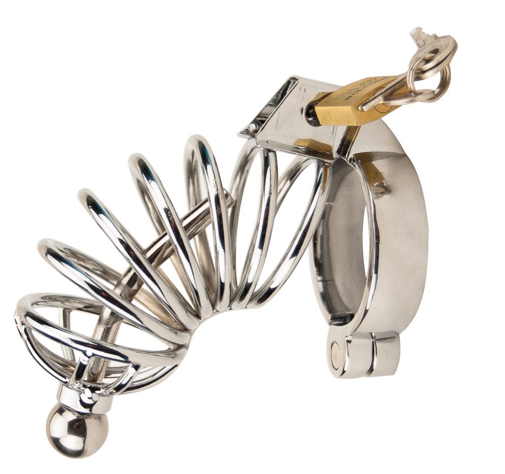 Impound Corkscrew Male Chastity Device