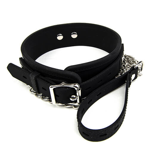 n10529-bound_to_please_silicone_collar_and_lead_set-3_1_ Loving Joy Silicone Bondage Collar and Lead