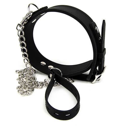 n10529-bound_to_please_silicone_collar_and_lead_set-4_1 Loving Joy Bondage Collar and Leash