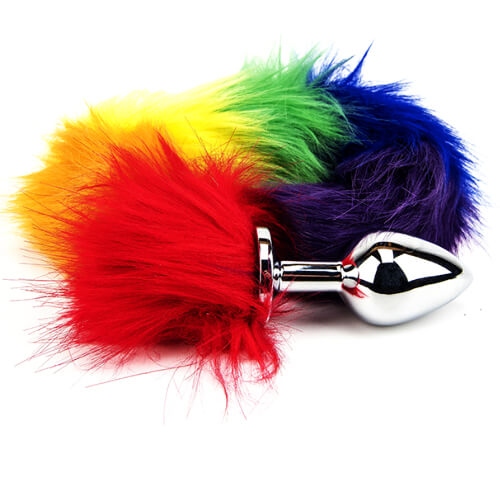 n10780-furry-fantasy-rainbow-tail-butt-plug-5_1 Rainbow Tail Butt Plug