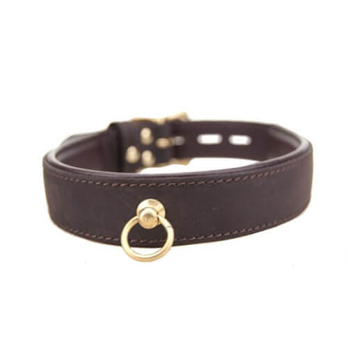 n10116-bound-nubuck-choker-with-o-ring-02_1_2 Bound Nubuck Leather Bondage Collar with O RIng