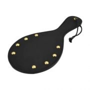 Bound Noir Nubuck Leather Spanking Paddle