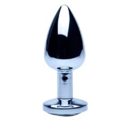 Precious Metals Small Silver Anal Plug