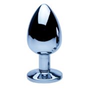 Precious Metals Large Silver Anal Plug